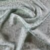 Țesătură din matase naturala - tip jacquard cu fir lurex, Verde - Fistic pal - imagine 6
