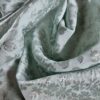 Țesătură din matase naturala - tip jacquard cu fir lurex, Verde - Fistic pal - imagine 4