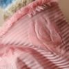 Tesatura Jacquard tip tafta cu design floral sub formă de panouri succesive , Multicolor pastel - imagine 5
