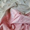 Tesatura Jacquard tip tafta cu design floral sub formă de panouri succesive , Multicolor pastel - imagine 7