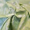 Tesatura Jacquard tip tafta cu design floral sub formă de panouri succesive , Multicolor pastel - imagine 9
