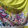 Țesătură tip mikado sub formă de panou - Imprimeu floral, Multicolor - imagine 2