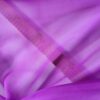 Tesatura Organza din matase naturala - design uni,  Cyclamen - Sfeclă - imagine 5