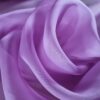 Tesatura Organza din matase naturala - design uni, Lila