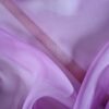 Tesatura Organza din matase naturala - design uni, Lila - imagine 3
