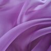 Tesatura Organza din matase naturala - design uni, Lila - imagine 4