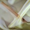 Tesatura Organza din matase naturala - design uni, Verde - kaki - imagine 2