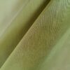 Tesatura Organza din matase naturala - design uni, Verde - kaki - imagine 4