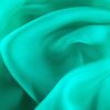 Tesatura Organza din matase naturala - design uni, Verde smarald - imagine 5