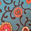 Tesatura tip voal din matase naturala -  design abstract,  Multicolor - imagine 7