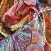 Tesatura tip Voal din matase naturala cu fir de lurex - design exotic - imagine 6