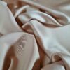Tesatura uni naturala  - dublu crepe cu față dublă mată - satinată, Bej nude - imagine 7