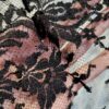 Dantela fina Chantilly cu design floral , Negru - imagine 6
