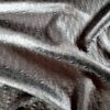 Tesatura Jacquard din matase naturala  - design uni roya, Negru - imagine 2