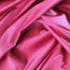 Tafta duchesse uni cu față dublă  , Cyclamen/Roz zmeuriu - imagine 5