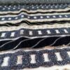 Tesatura premium, Dantela brodata cu aplicații de catifea neagra, fir auriu și paiete, pe suport de tulle delicat nude - imagine 2
