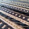 Tesatura premium, Dantela brodata cu aplicații de catifea neagra, fir auriu și paiete, pe suport de tulle delicat nude - imagine 8