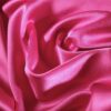 Țesătură uni naturala  - dublu crepe cu față dublă , Cyclamen trandafiriu