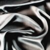 Tesatura dublu crepe design cu față dublă,  satinata-mata, Negru - imagine 3