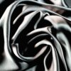 Tesatura dublu crepe design cu față dublă,  satinata-mata, Negru - imagine 8