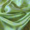 Tesatura dublu crepe satinata cu design animal print, Verde Galben - imagine 9