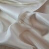 Tesătură uni naturala  - dublu crepe cu față dublă mată - satinată, Ivoire - imagine 2