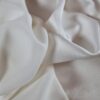Tesătură uni naturala  - dublu crepe cu față dublă mată - satinată, Ivoire - imagine 7