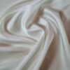 Tesătură uni naturala  - dublu crepe cu față dublă mată - satinată, Ivoire