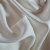 Tesătură uni naturala  - dublu crepe cu față dublă mată - satinată, Ivoire - imagine 9