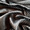 Tesatura jacquard tip matlase - aspect umed, Negru - imagine 5