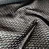 Tesatura jacquard tip matlase - aspect umed, Negru - imagine 3