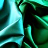 Tafta duchesse uni cu față dublă  , Verde China,  Verde petrol - imagine 2