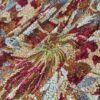 Tesatura bogata cu broderie pe toată suprafața si paiete pe suport de tulle - design floral, Cyclamen / Verde / Cupru - imagine 7