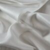 Țesătură naturala dublu crepe cu fata dubla satinata - design uni, Alb - imagine 9