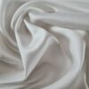 Țesătură naturala dublu crepe cu fata dubla satinata - design uni, Alb - imagine 11
