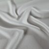 Țesătură naturala dublu crepe cu fata dubla satinata - design uni, Alb - imagine 6