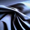 Tesatura tip stofa cu matase naturala și bumbac - design uni  Bleumarin