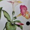 Tesatura tip Tafta cu imprimeu floral dimensionat și buline pe fond Ivoire - imagine 9