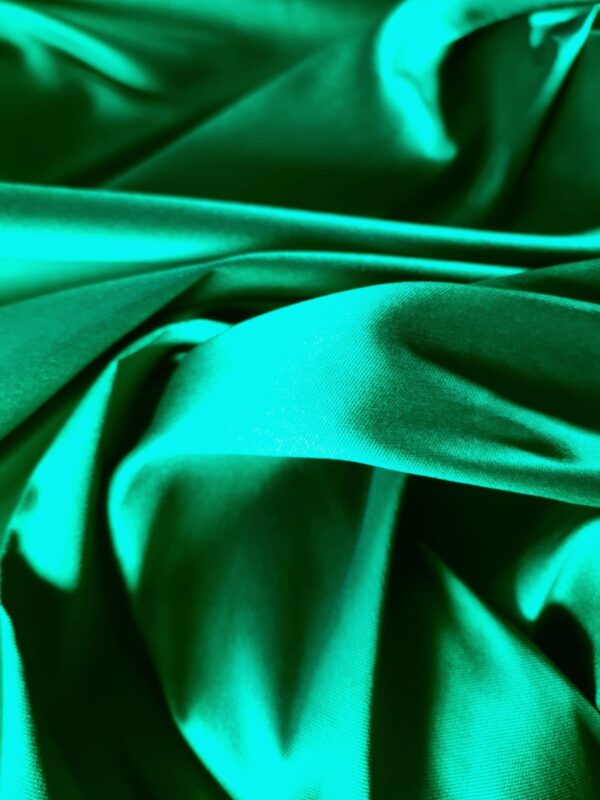 Tesatura Tafta tip mikado - design uni , Verde gazon - imagine 2
