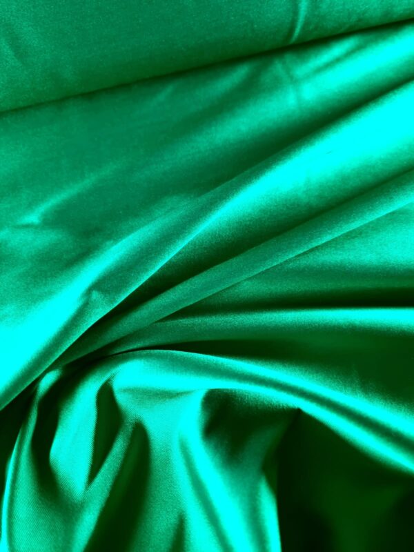 Tesatura Tafta tip mikado - design uni , Verde gazon - imagine 3