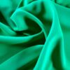 Tesatura crepe din fibre vegetale - design uni,  Verde gazon