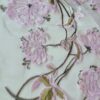 Tesatura dantela premium cu broderie, pe suport de tulle - design floral, Roz / Verde / Ivoire - imagine 10