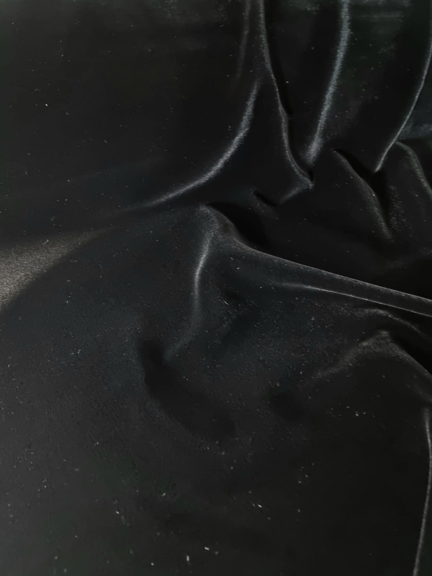 Catifea naturala premium - design uni, Negru - imagine 3