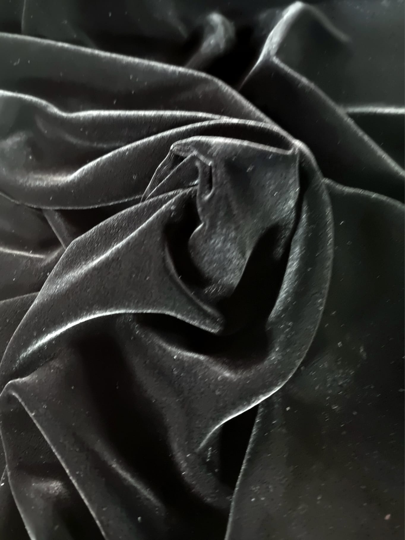 Catifea naturala premium - design uni, Negru - imagine 5