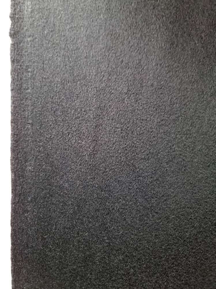 Stofa premium - lână cașmir, design uni, Negru - imagine 8