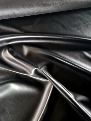 Tesatura din piele ecologica - design uni  Negru intens