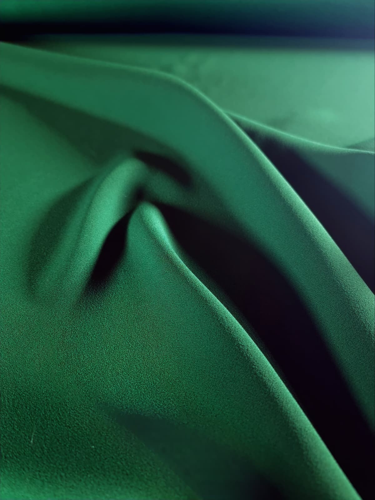 Tesatura dublu crepe naturala, dublu face - design uni, mat-satinat - imagine 5