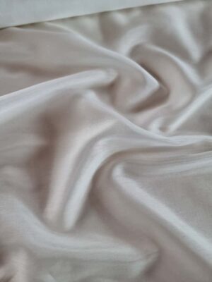 Tesatura uni din fibre naturale - batist din bumbac fin si mătase naturala, Alb