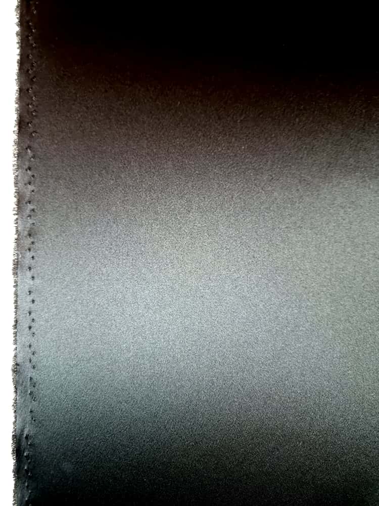 Tesatura premium duchesse - design uni satinat, Negru intens - imagine 3