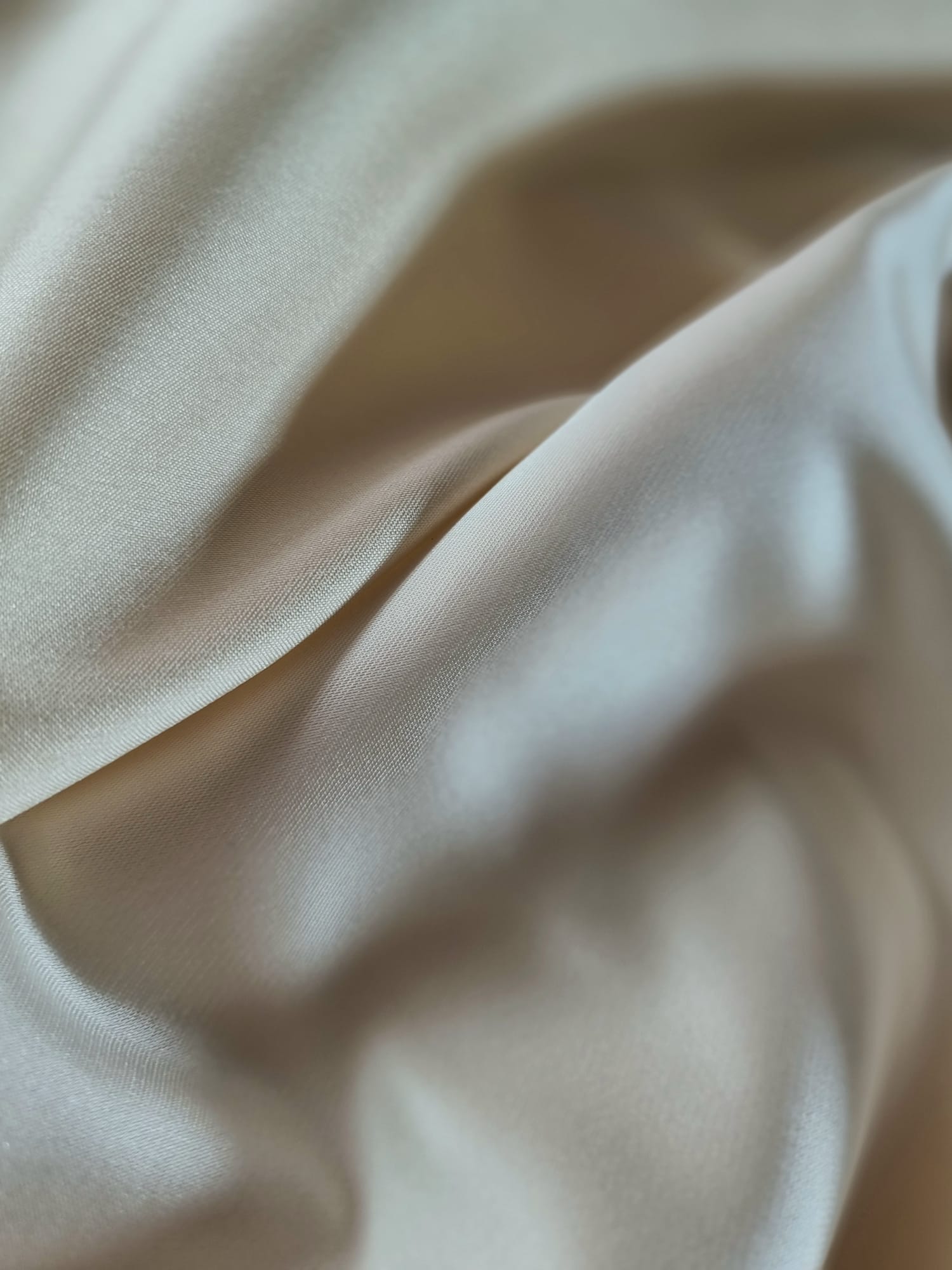 Tesatura Tafta douchesse - double face, Crem - imagine 4